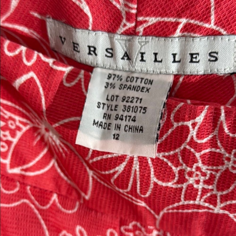 Floral Red Pants - Picture 2 of 9